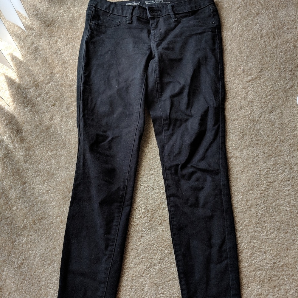 Brand new mossimo mis rise black jeggings